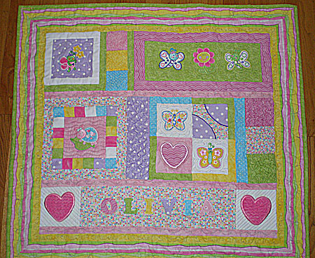 adorable bugs quilt