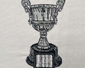 Champion Trophy embroidery design
