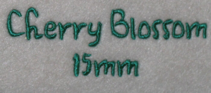 Cherry Blossom 15mm Font 3