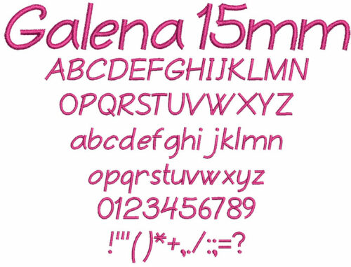 Galena 15mm Font 1