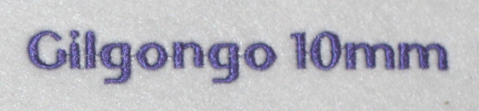Gilgongo 10mm Font 3