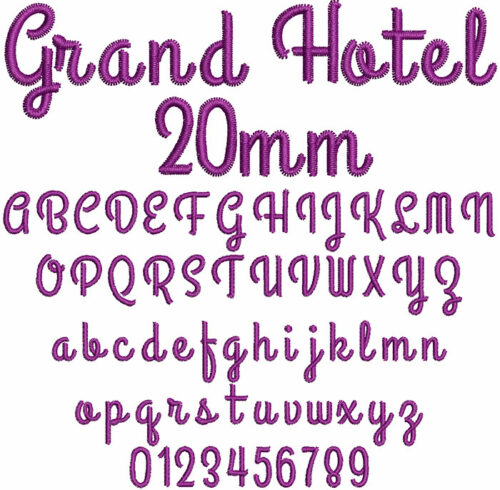 Grand Hotel 20mm Font 1