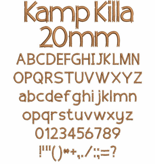 Kamp Killa 20mm Font 1