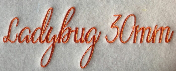 Ladybug 30mm Font 3