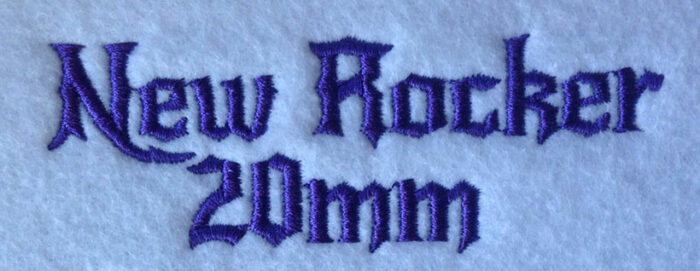 New Rocker 20mm Font 3