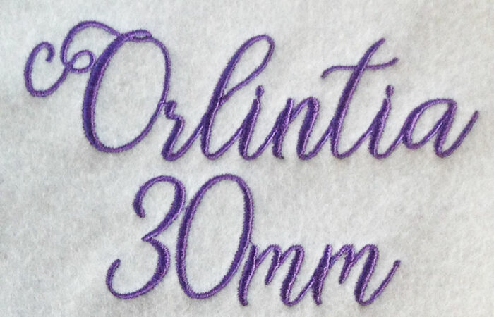 Orlintia 30mm Font 3
