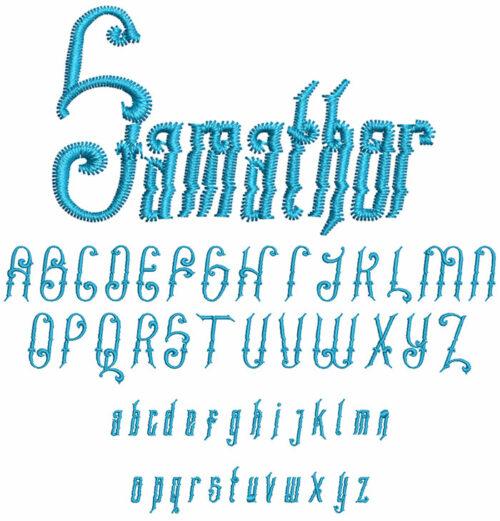 Samathor 30mm Font 1