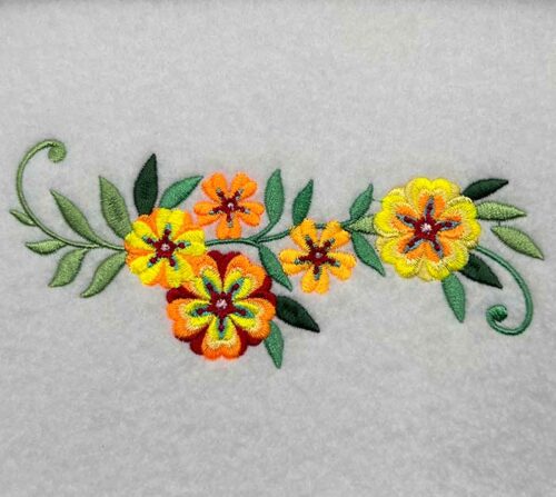 Bunch of flowers 2 embroidery design