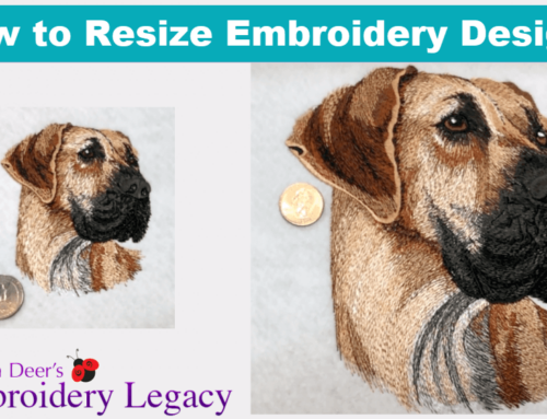 Rules for Resizing Machine Embroidery Designs | How to Guide