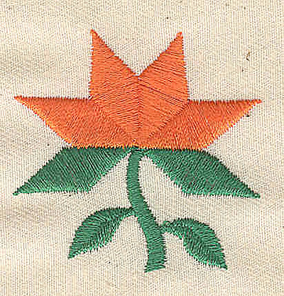 Embroidery Design: Stylized flower 1.81w X 1.79h