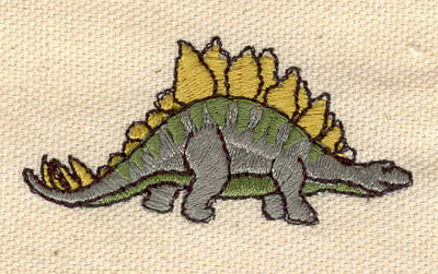 Embroidery Design: Dinosaur Stegosaurus 2.25w X 1.10h