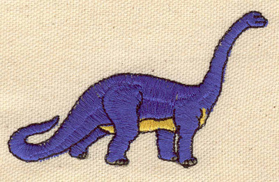 Embroidery Design: Dinosaur Brontosaurus 3.13w X 2.03h
