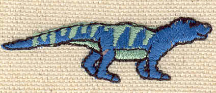 Embroidery Design: Dinosaur 2.06w X 0.76h