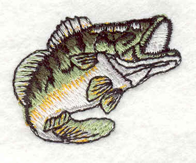 Embroidery Design: Bass C 1.60"w X 1.25"h