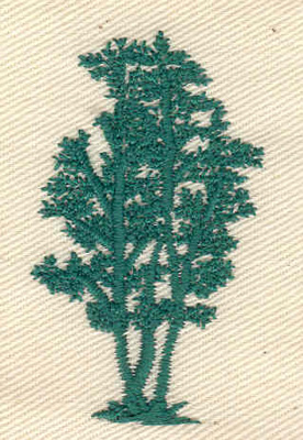 Embroidery Design: Tree 1.25w X 2.10h