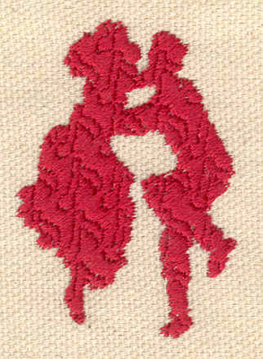 Embroidery Design: Swing dancers 1.40w X 2.00h