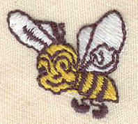 Embroidery Design: Bee 0.85w X 0.80h