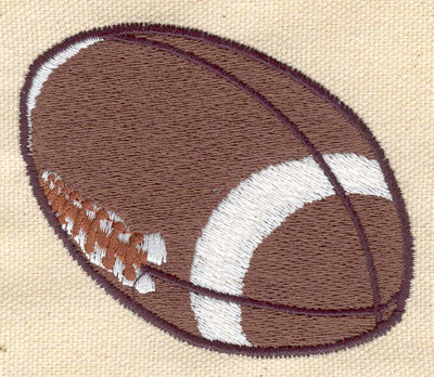 Embroidery Design: Football C 3.00w X 2.50h