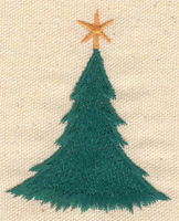 Embroidery Design: Christmas tree 2.30w X 3.10h