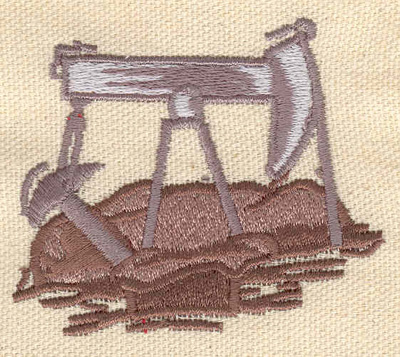 Embroidery Design: Oil well 2.60w X 2.30h