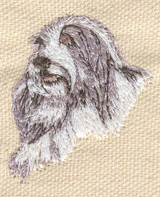 Embroidery Design: Dog C 1.40w X 1.70h