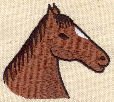 Embroidery Design: Horse head 3.05w X 2.70h