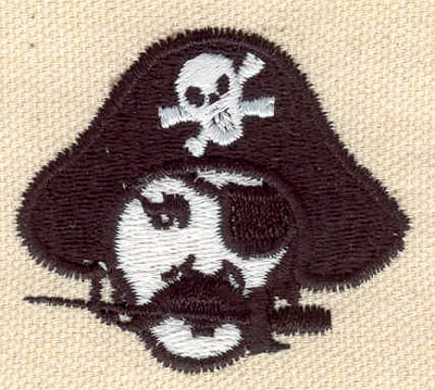 Embroidery Design: Pirate A 1.90w X 1.70h