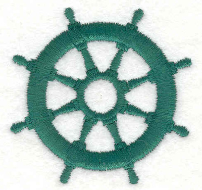 Embroidery Design: Ship wheel B 2.20"w X 2.20"h