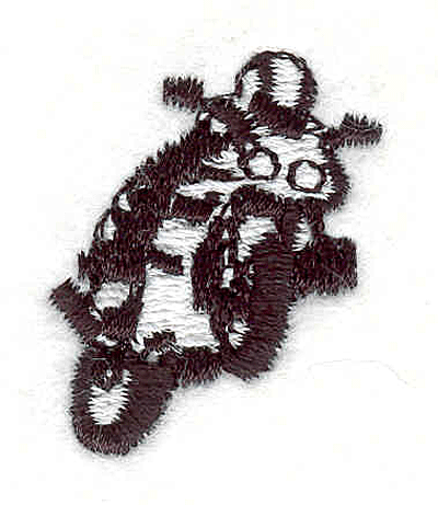 Embroidery Design: Motorcycle 4 1.15" X 1.00"