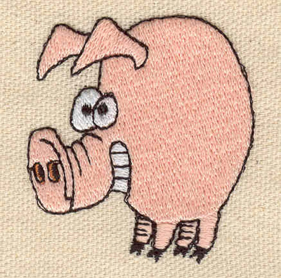 Embroidery Design: Pig  1.80w X 1.90h