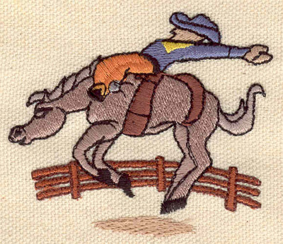 Embroidery Design: Rodeo rider 2.60w X 2.30h