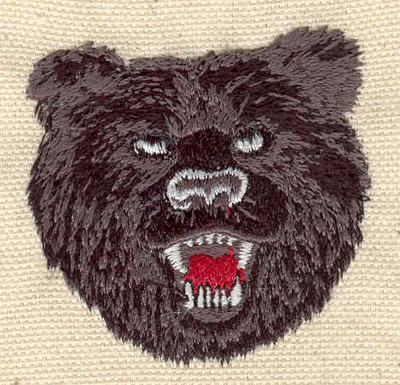 Embroidery Design: Bear head A 2.00w X 2.00h