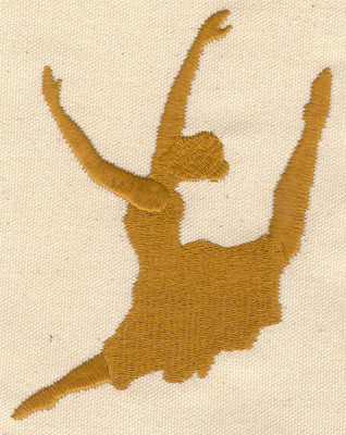 Embroidery Design: Dancer C large  3.67w X 5.07h