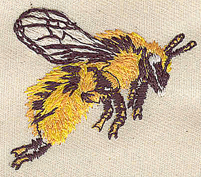 Embroidery Design: Bee 1.86w X 1.63h