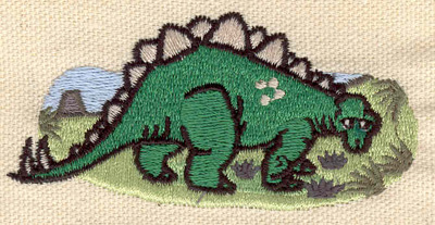 Embroidery Design: Dinosaur Stegosaurus 3.15w X 1.52h