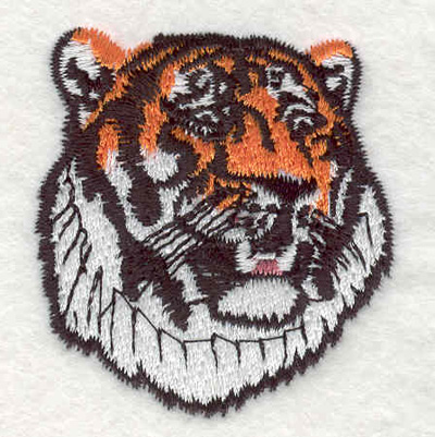 Embroidery Design: Tiger head B 1.84"w X 2.08"h
