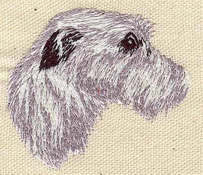 Embroidery Design: Terrier A 2.46w X 2.19h