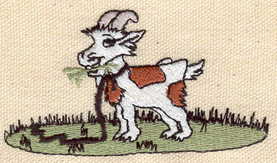 Embroidery Design: Goat 3.30w X 1.80h