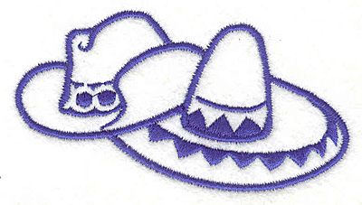 Embroidery Design: Hats 3.59"w X 2.03"h