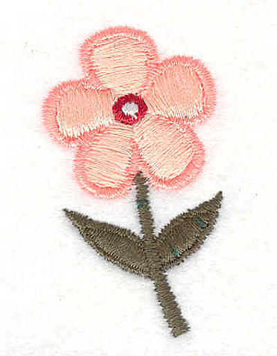 Embroidery Design: Flower 1.18"w X 2.07"h