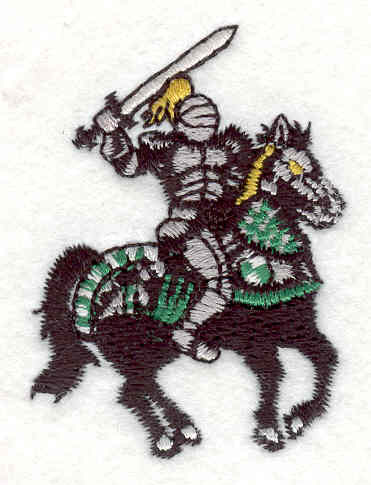 Embroidery Design: Knight 3  2.19" x 1.58"