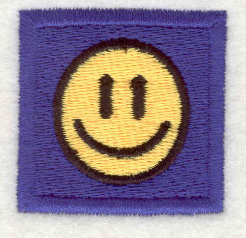 Embroidery Design: Smiley Face 141.52"x1.54"