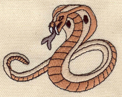 Embroidery Design: Cobra B 2.85w X 2.20h