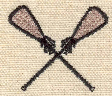 Embroidery Design: Lacrosse Raquets 1.63w X 1.43h