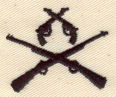 Embroidery Design: Guns and rifles 1.62w X 1.36h