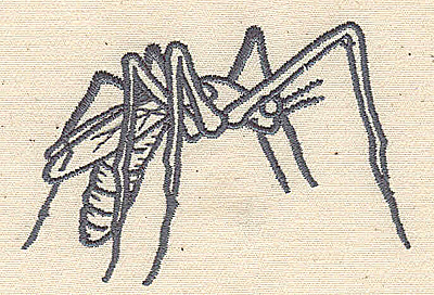 Embroidery Design: Mosquito 3.07w X 2.10h