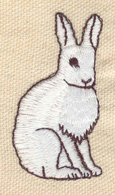Embroidery Design: Rabbit 1.12w X 2.11h