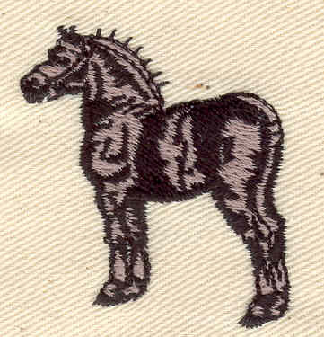 Embroidery Design: Horse 1.53w X 1.71h