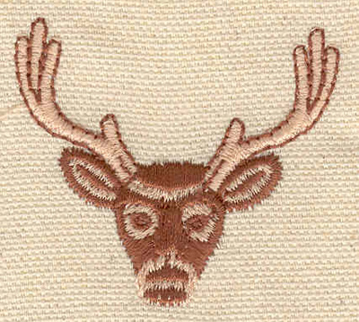 Embroidery Design: Deer head C1.94w X 1.69h