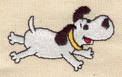 Embroidery Design: Dog spread out 2.30w X 1.40h
